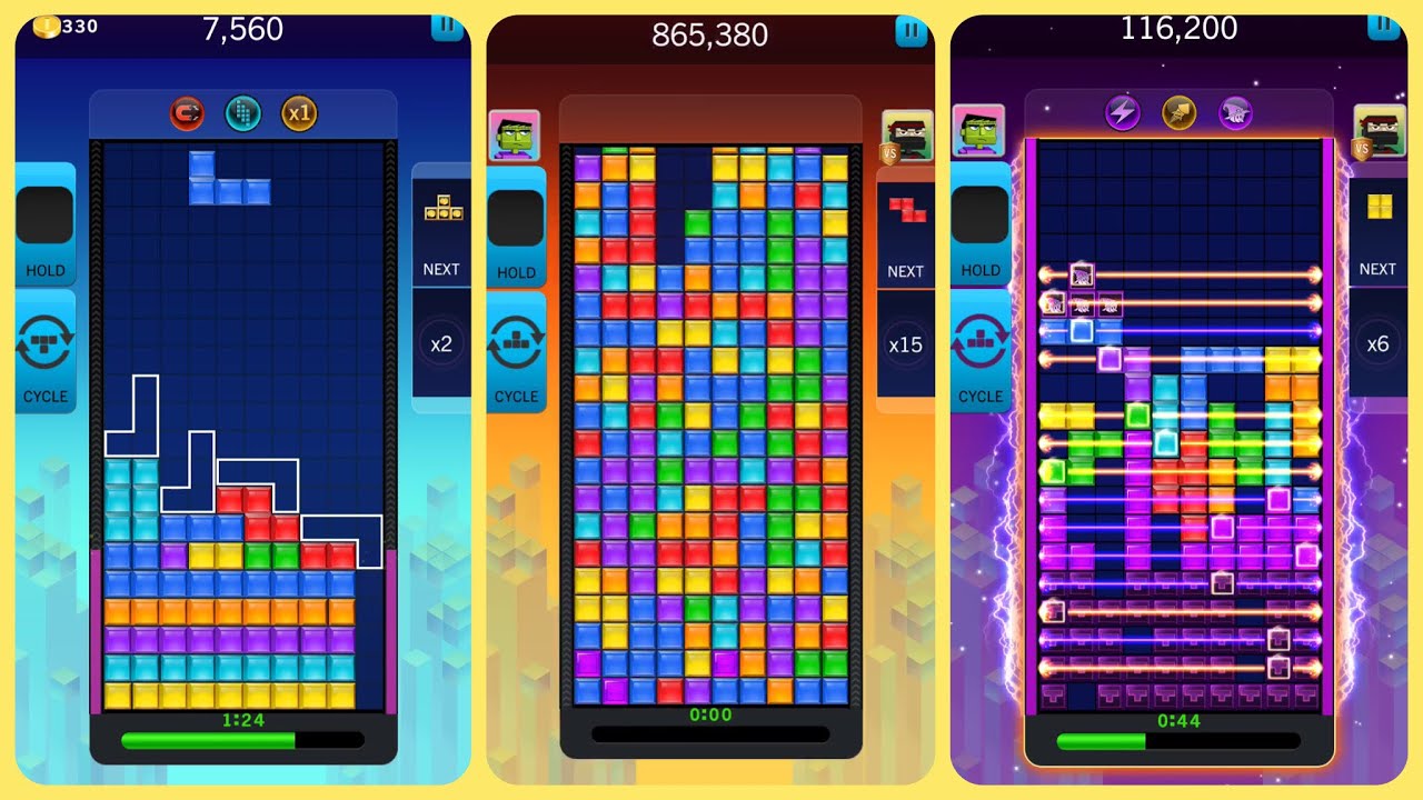 Gameplay Tetris Blitz