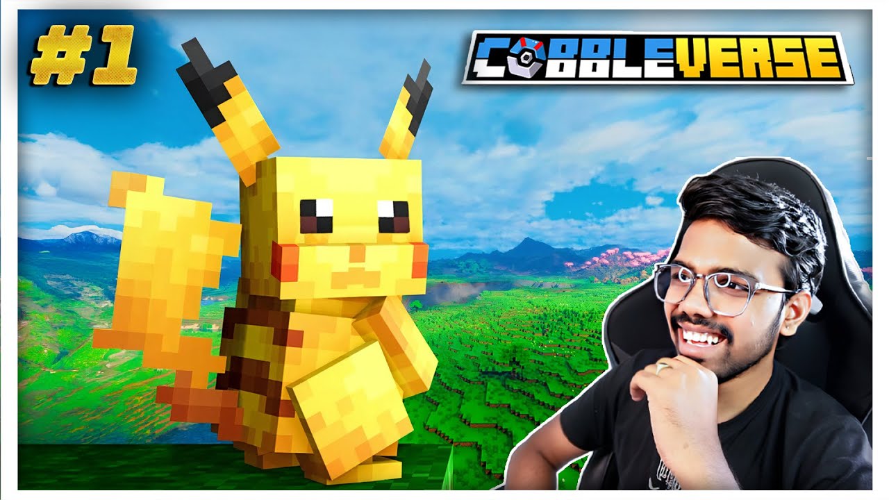 Day 1 in Cobbleverse &ndash; Can I Survive? | Minecraft COBBLEVERSE | Minecraft in Telugu