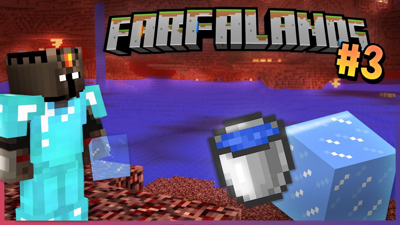 COLOQUÉ AGUA EN EL NETHER | Farfalands #3