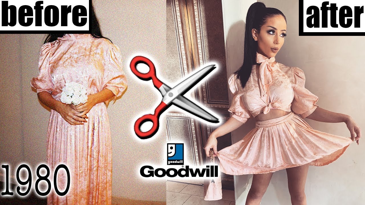 DIY 80'S BRIDESMAID DRESS MAKEOVER!