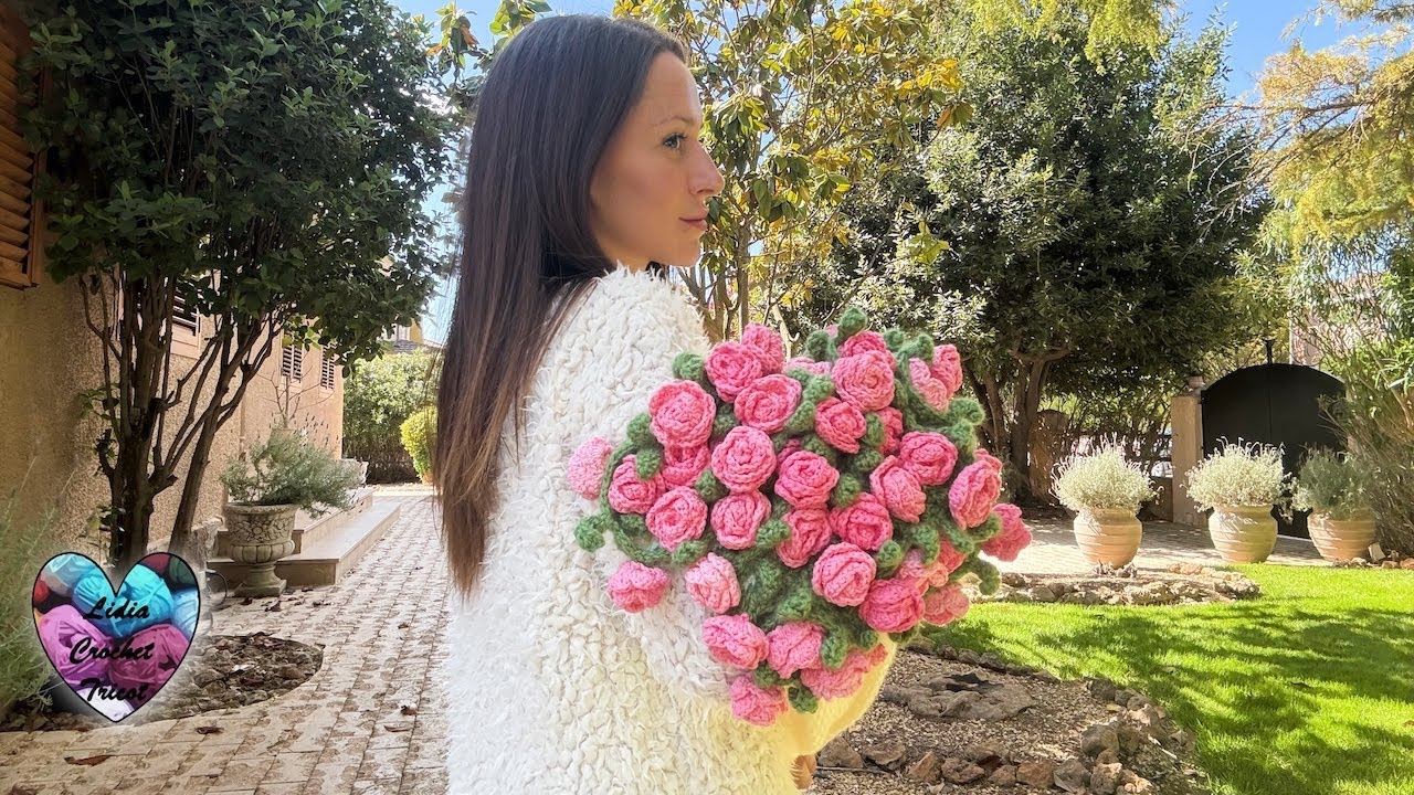 LE MODÈLE LE PLUS VIRAL 2025 À FAIRE DE TOUTE URGENCE! TUTORIEL CROCHET bouquet flowers blanket