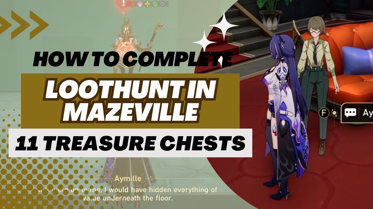 【Honkai: Star Rail】Loothunt in Mazeville Adventure Mission | 11 Treasure Chests
