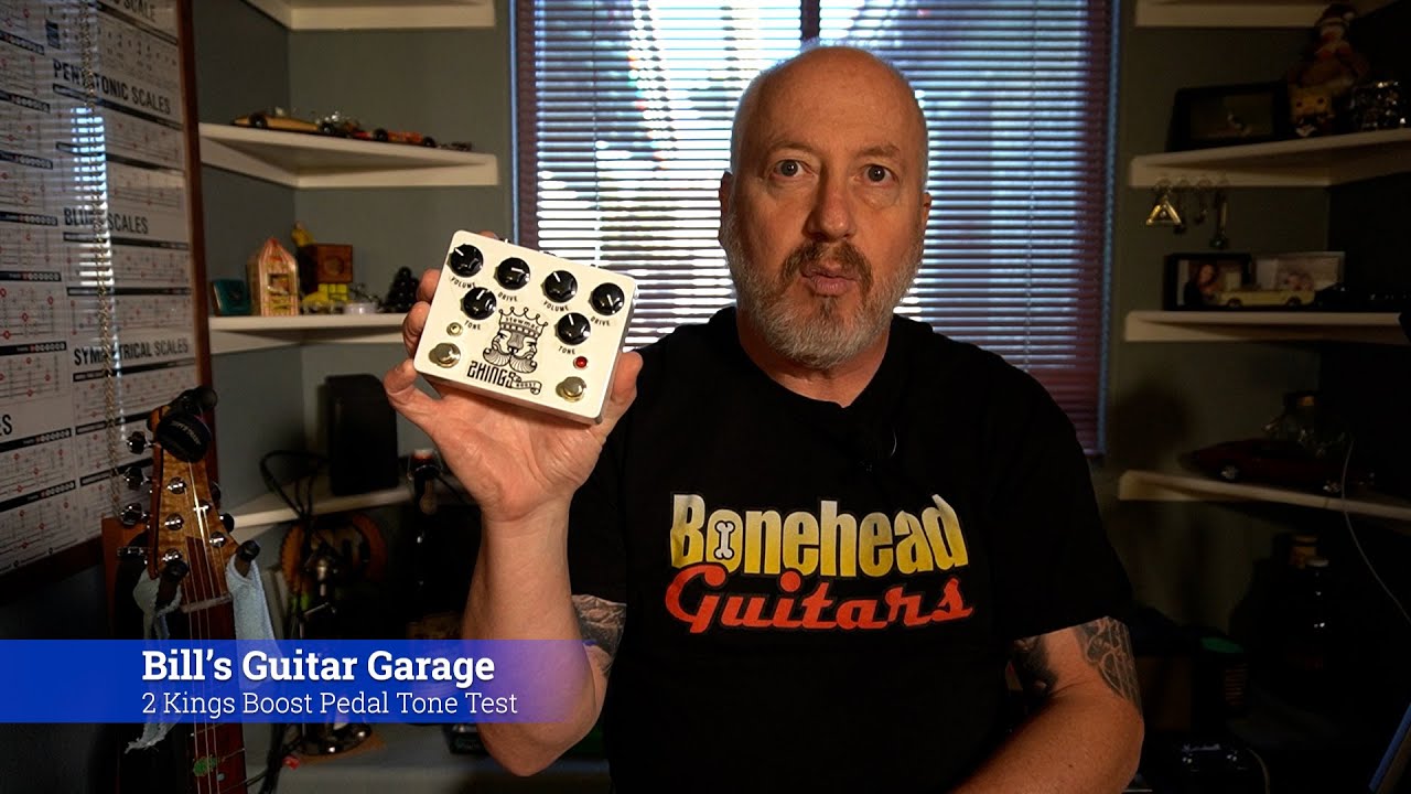 2 Kings Boost Pedal Tone Test - StewMac Rare Pedal Kit Build