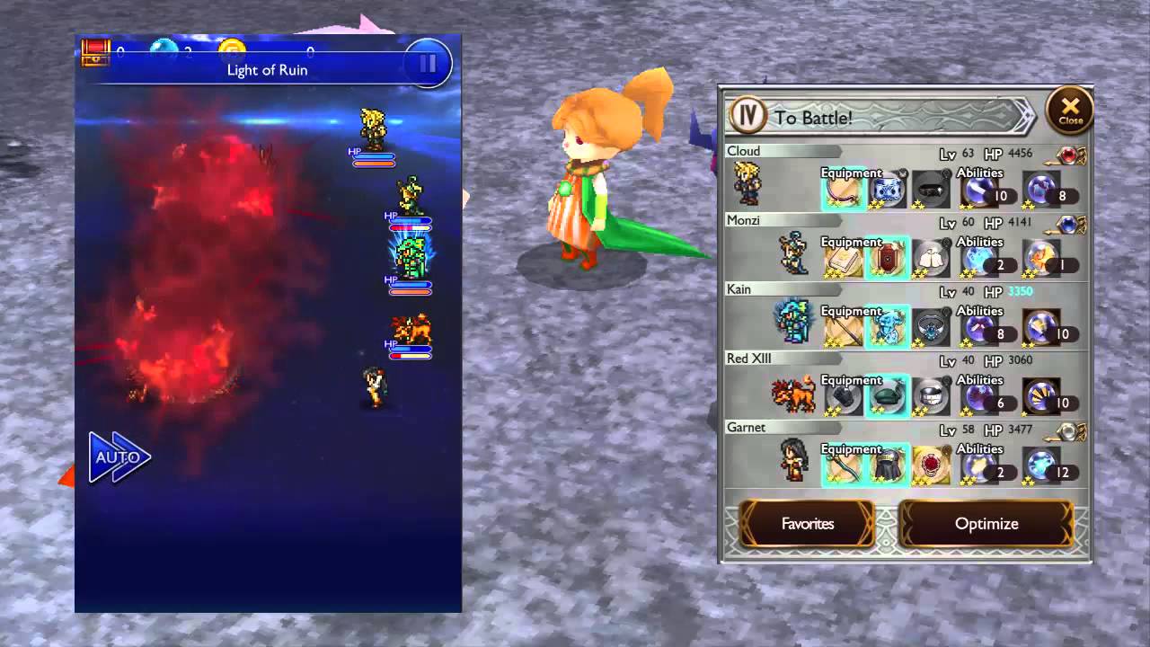 FFRK FF IV - Light Against the Darkness Elite - Mt Ordeals 9th Station