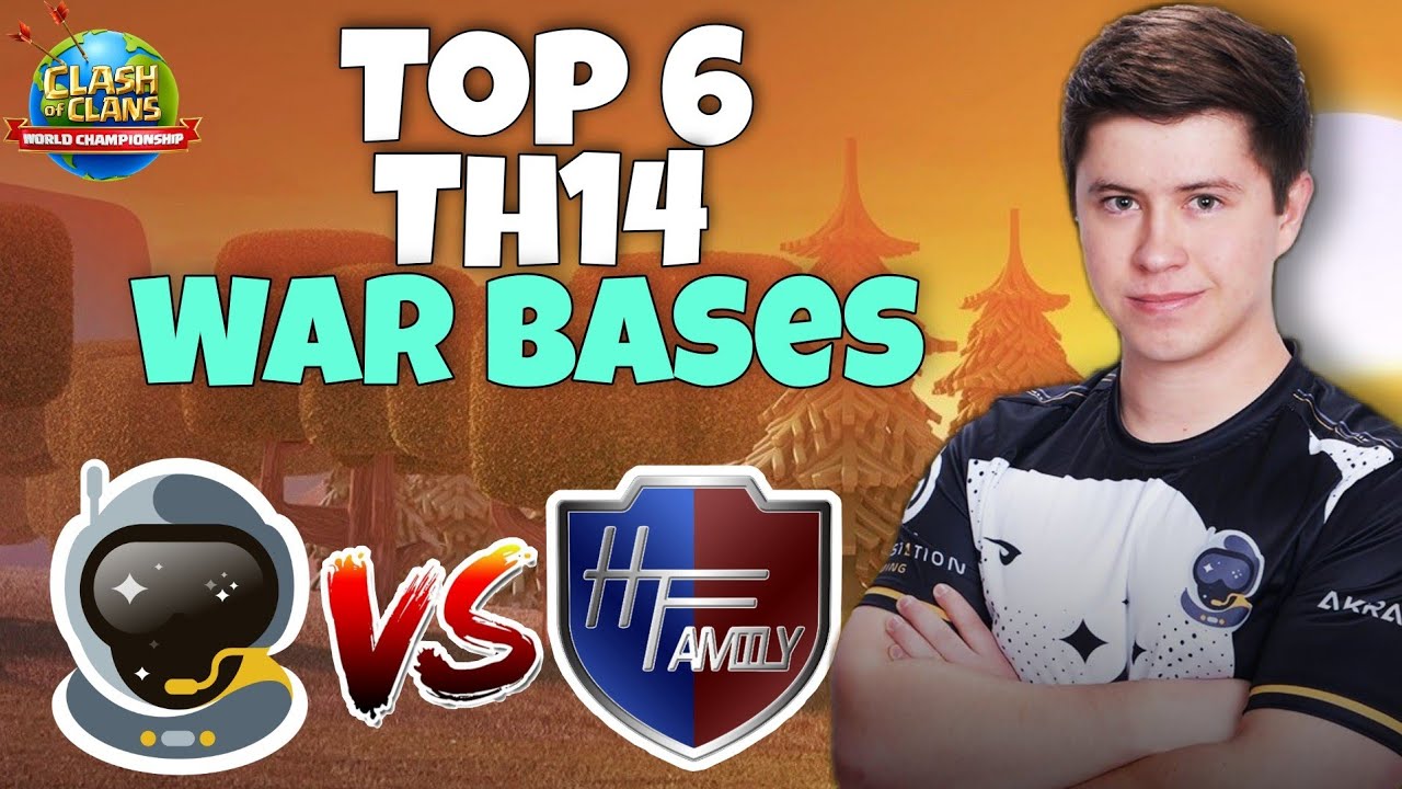 New Top 6 Th14 War Base With Link | SpaceStation vs H.T Family Bases | Clash Of Clans