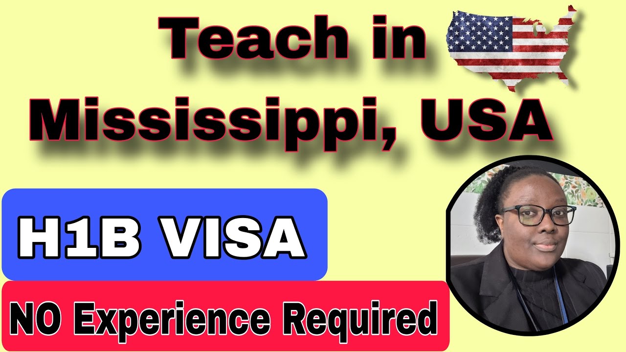 Teach in the USA| H1B VISA| Jackson Public School District |Mississippi || Malika's Flex