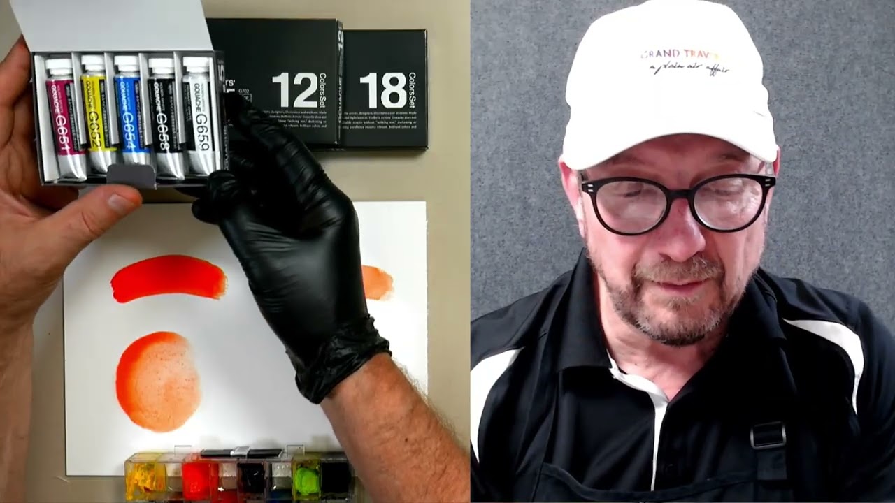 Learn about Holbein Gouache from this video played at Gouache Live 2025