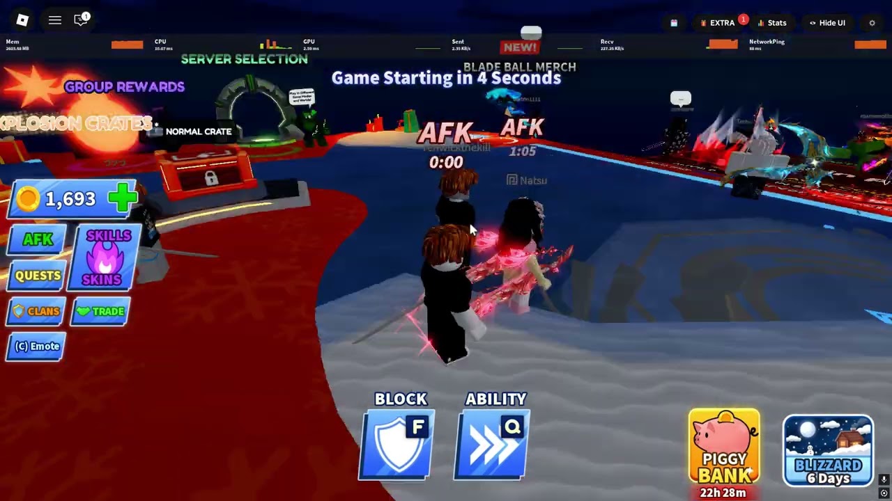 lag ball update with flags