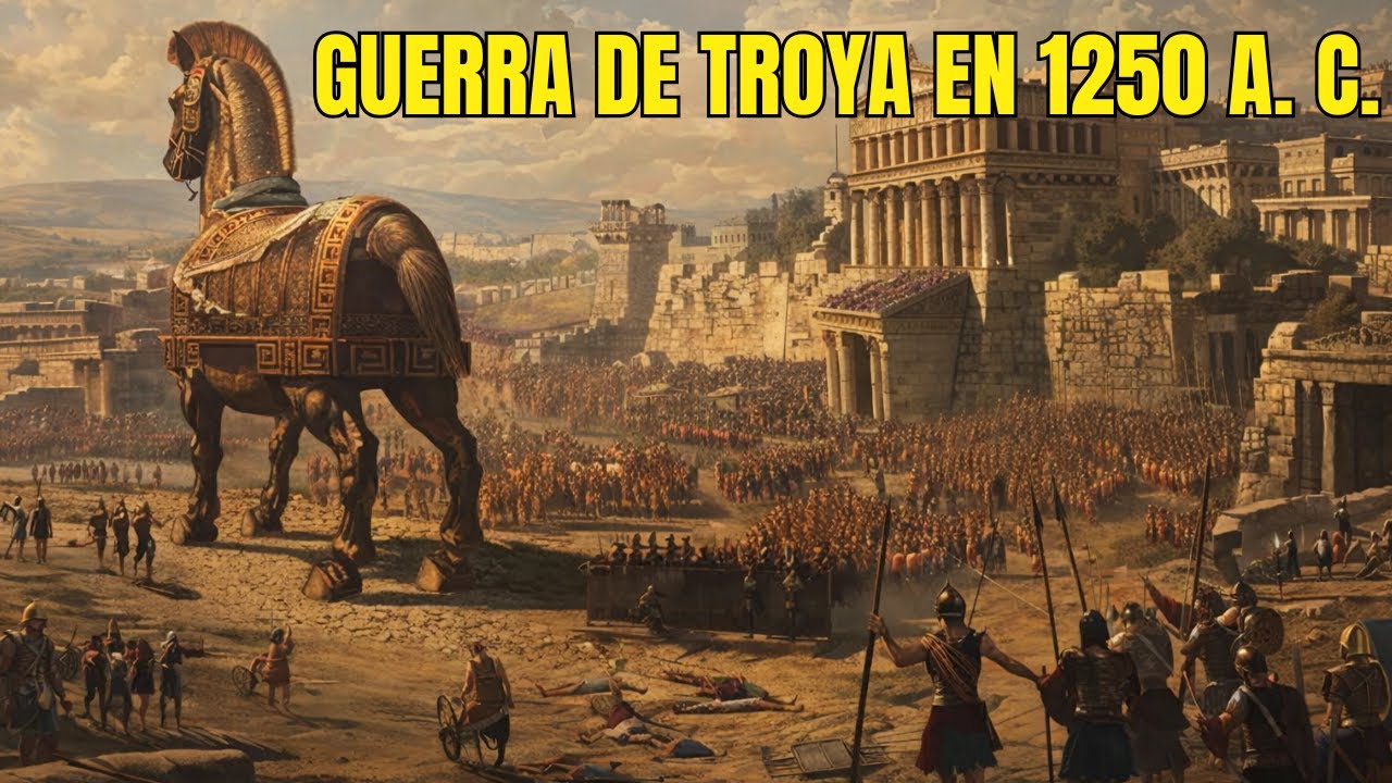 Reconstrucción Por Ia De Cómo Fue La Guerra De Troya En 1250 A.C.