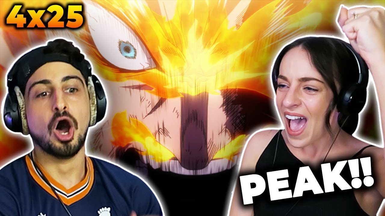 ЭПИЗОД 11/10!! 🔥 ENDEAVOUR GOES PLUS ULTRA!! *МОЯ ГЕРОЙСКАЯ АКАДЕМИЯ* 4x25 РЕАКЦИЯ!