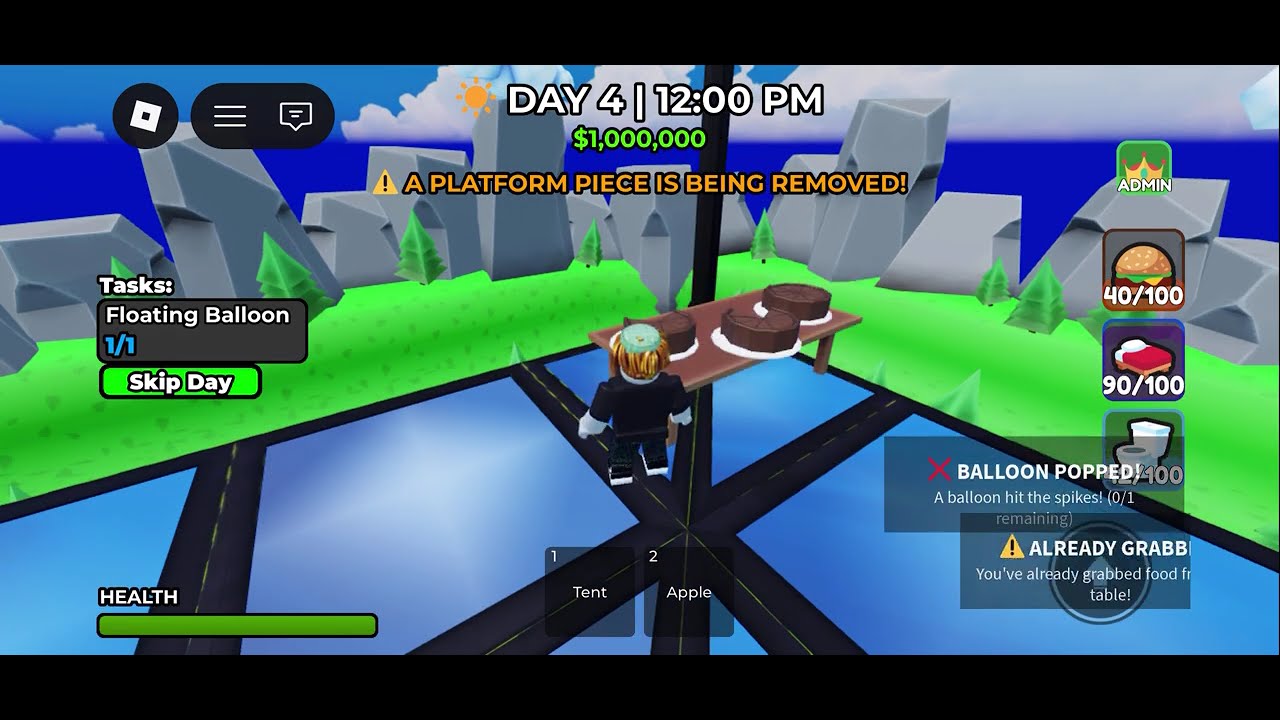 30 Days in the Sky Roblox (89% Rated) – Can I Survive Even 3 Days?! 😱☁️ Worth It?