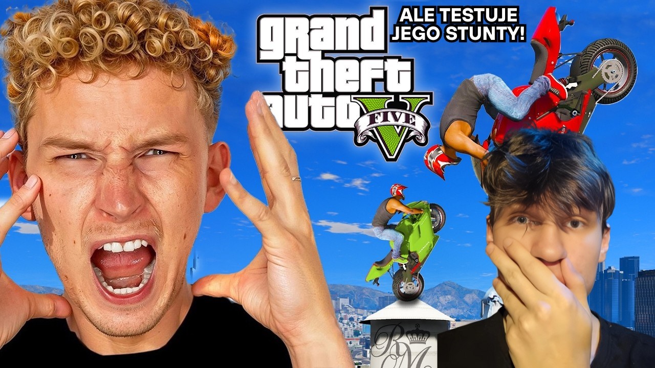 GTA ALE SPRAWDZAM CZY STUNTY KALUCHA SĄ MEGA TRUDNE!