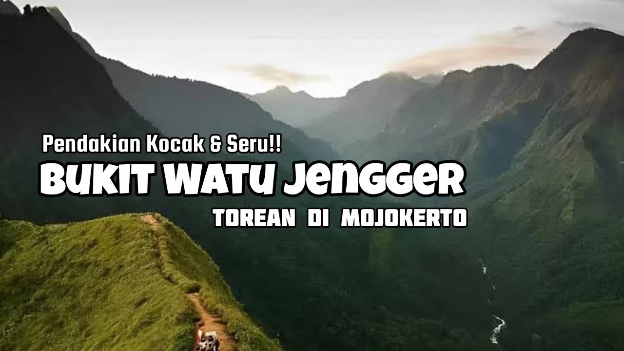 Sensasi Pendakian BUKIT WATU JENGGER Mojokerto | Surganya Pendaki Pemula di Pegunungan ANJASMORO‼️