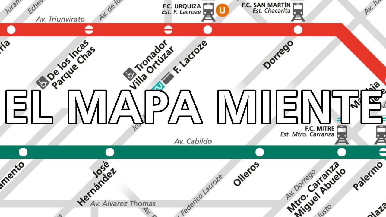 La Eterna Batalla De Los Mapas de Subte y Metro