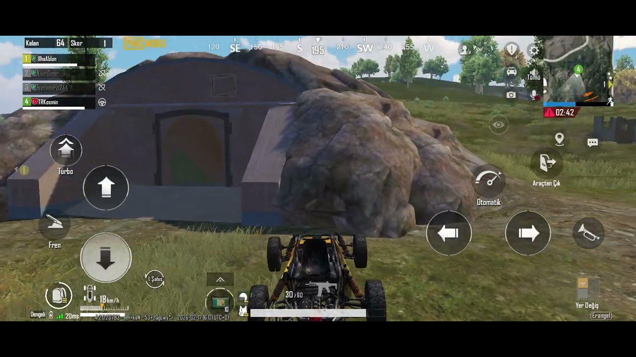 Pubg oynadım
