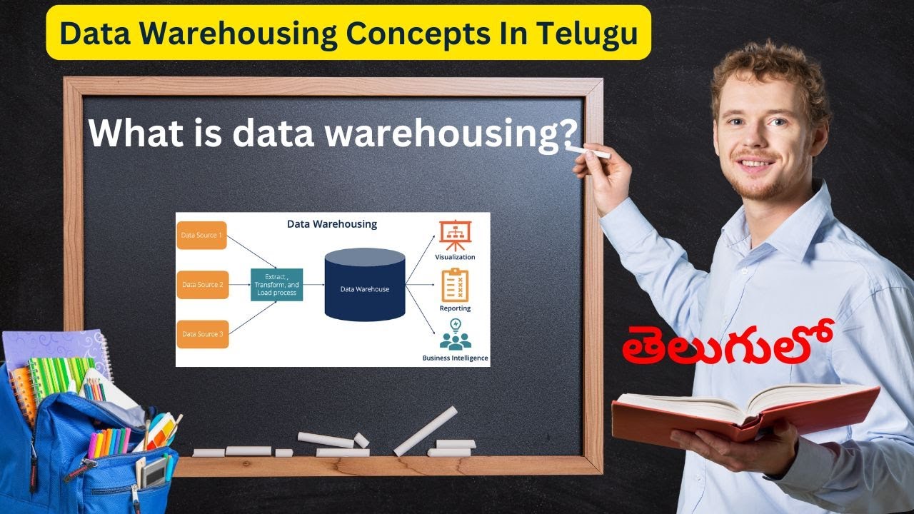 What is data warehousing in simple words   Dwh videos in telugu 01