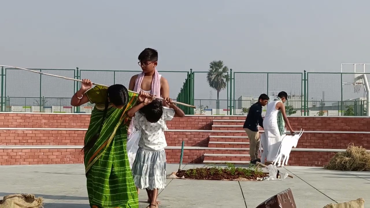 SKIT BY STUDENTS - NATIONAL FARMERS DAY CELEBRATIONS @ CMR SCHOOL KOMPALLY