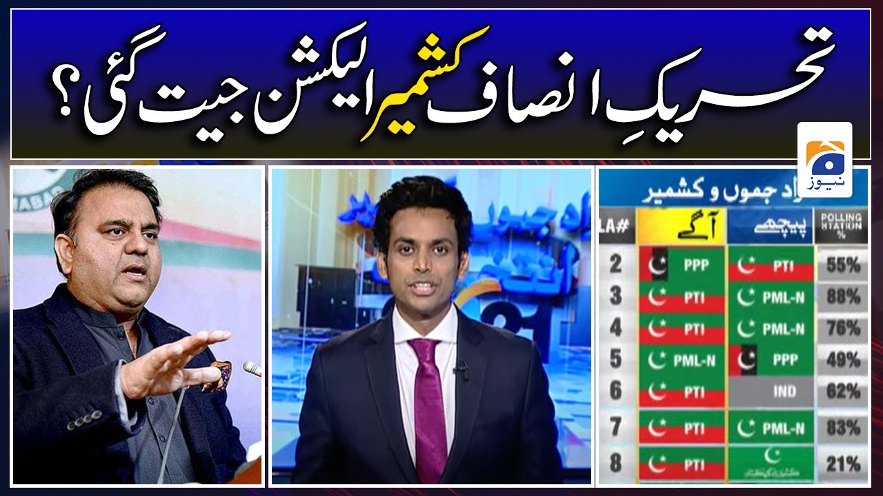 Kiya PTI Kashmir Election 2021 Jeet Gai? | Fawad Chaudhry ki Geo News se Guftugu..!