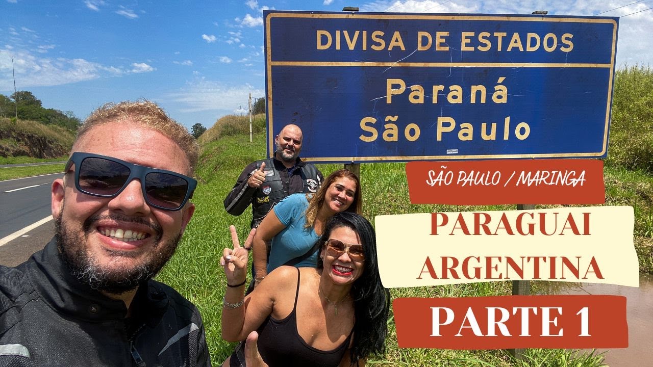COMO IR DE SAO PAULO À PARAGUAI E ARGENTINA DE MOTO CUSTOM PARTE 1 DE SP À PR DRAGSTAR 650 #17