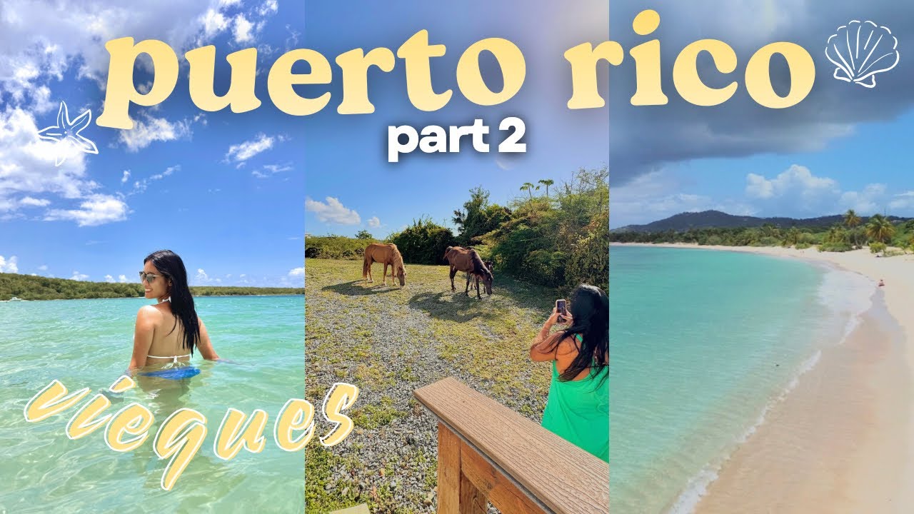 ПУЭРТО-РИКО, ЧАСТЬ 2 🇵🇷 Вьекес, пляж Сан-Бэй, бассейн-инфинити, ураган Эрин