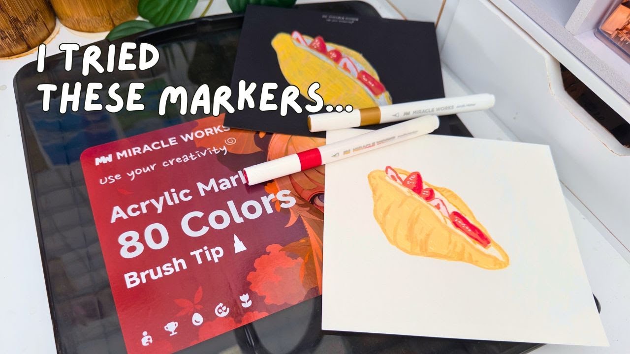 First Impressions: Miracle Works Alcohol Markers 80 Colors Brush Tip