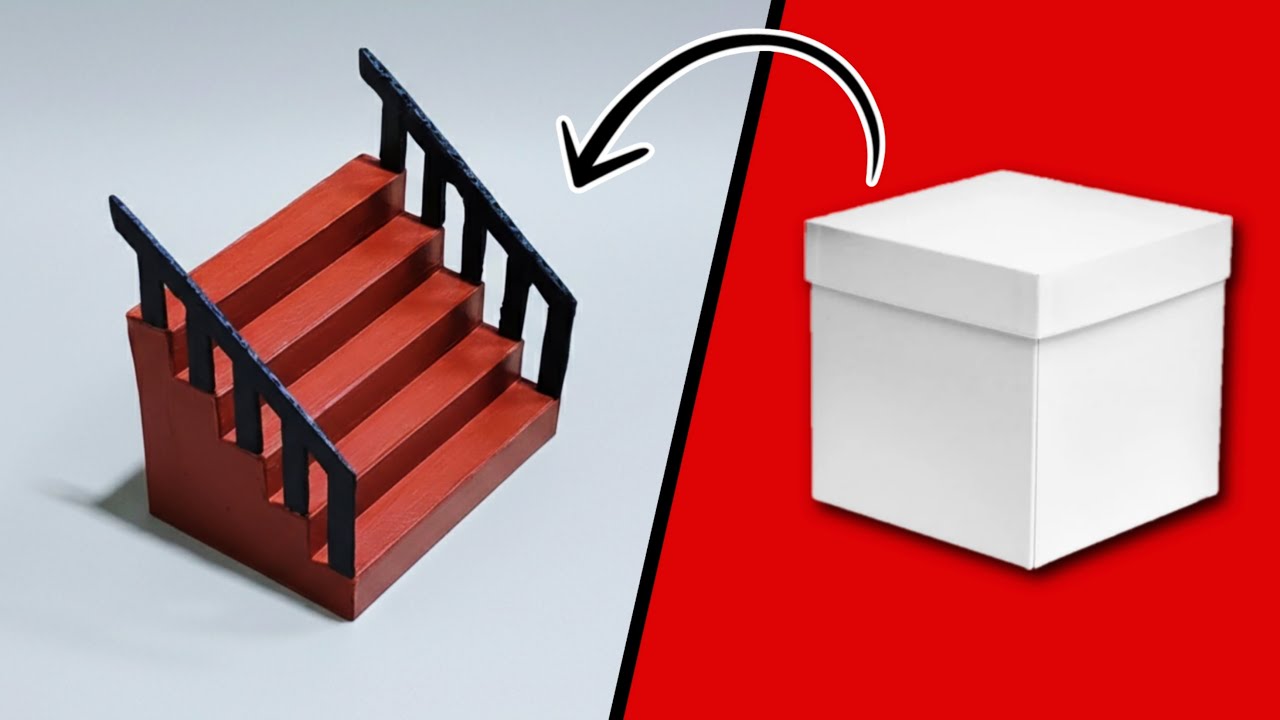 How to make Cardboard Stairs