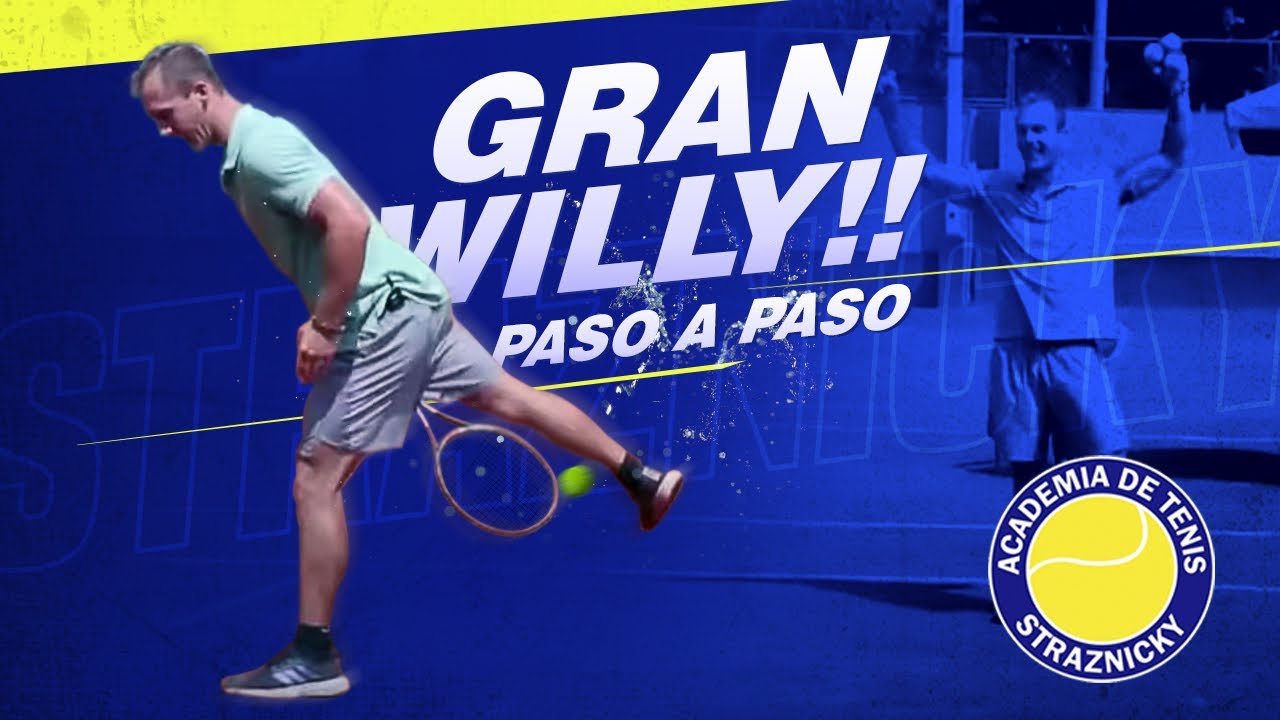 GRAN WILLY!! (Tweener) Paso a paso | Straznicky Tennis 🎾