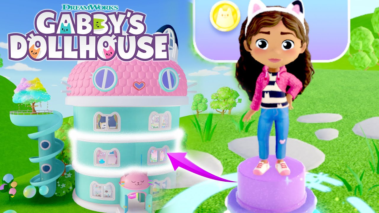 Building Gabby's Dollhouse in TYCOON MODE! | GABBY'S DOLLHOUSE ROBLOX