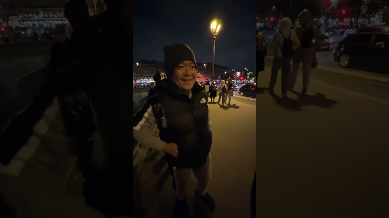 PART 3- Paris at night it's so romantic #indonesia #indoparis