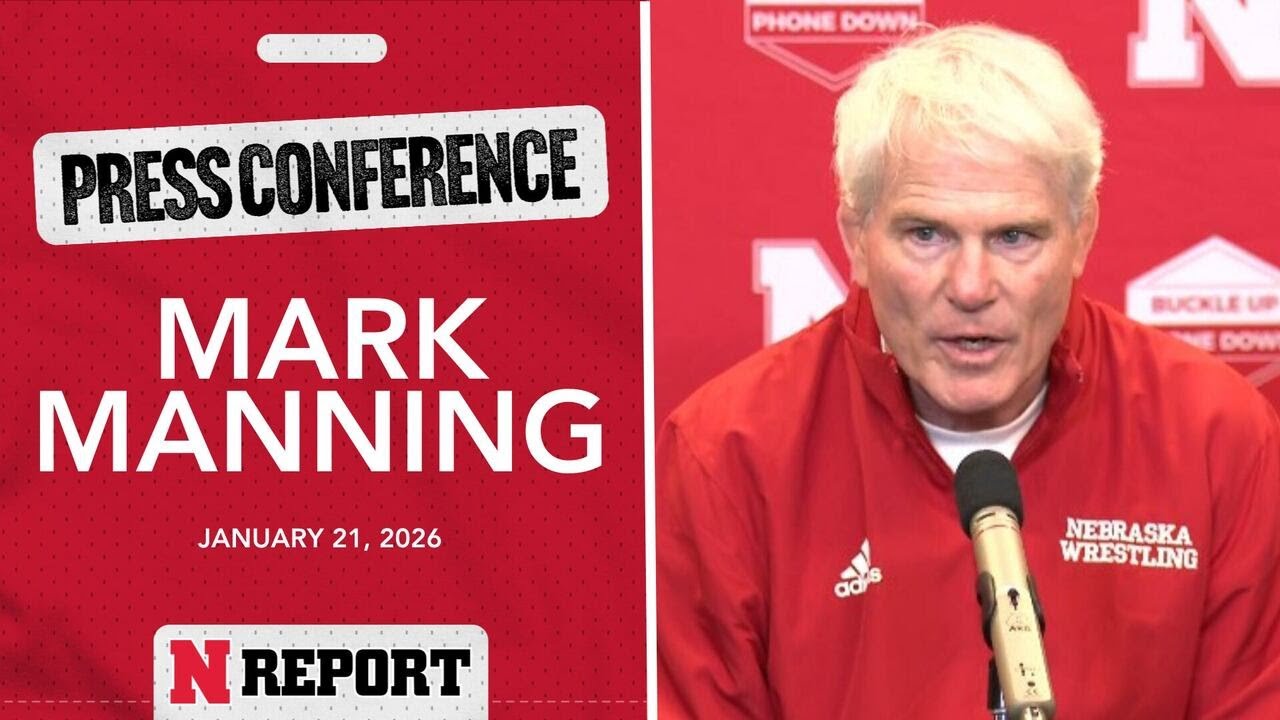 FULL VIDEO: Nebraska Wrestling Head Coach Mark Manning Press Conference | Jan. 21, 2026