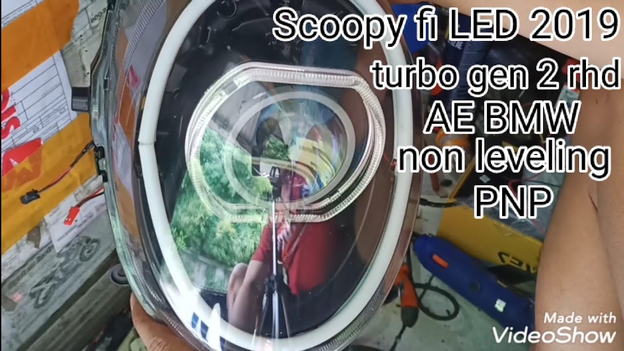 cara pasang biled turbo gen 2 di Scoopy LED 2019 non leveling LEED HID MOTOR