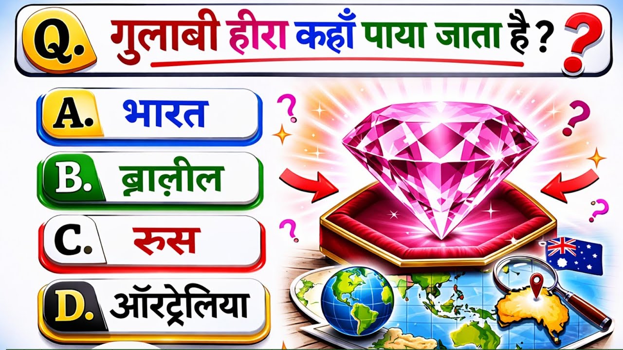 सामान्य ज्ञान | General Knowledge | Top 80 GK/GS questions | SSC GD, MTS, RPF, CRPF #gk 