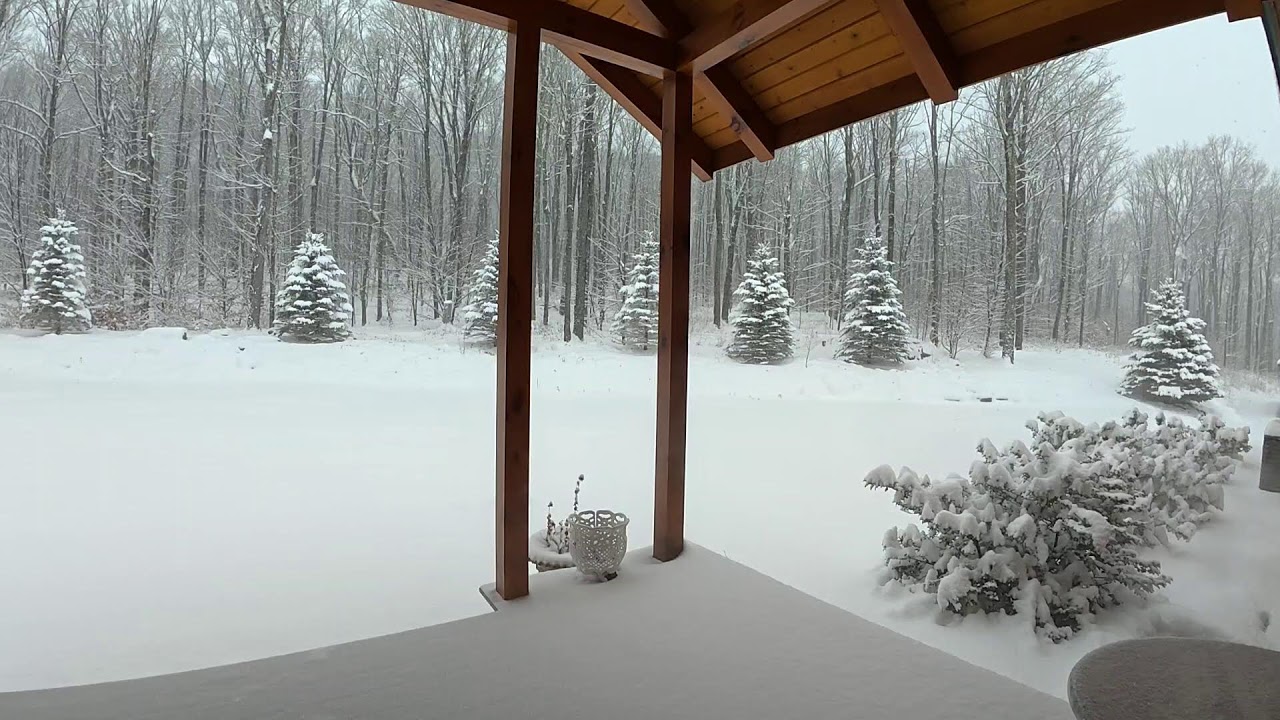 Snow Storm Catskills NY LiVE