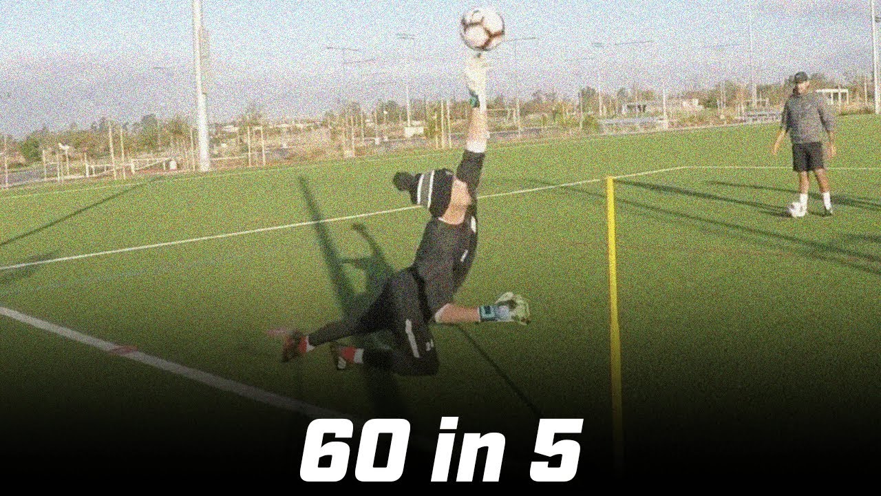 Cutbacks & Reaction Saves | 60 in 5 | Pro Gk