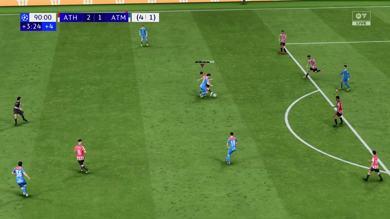 FIFA 26, Vuelta semifinales Champions, mi Athletic AT Madrid