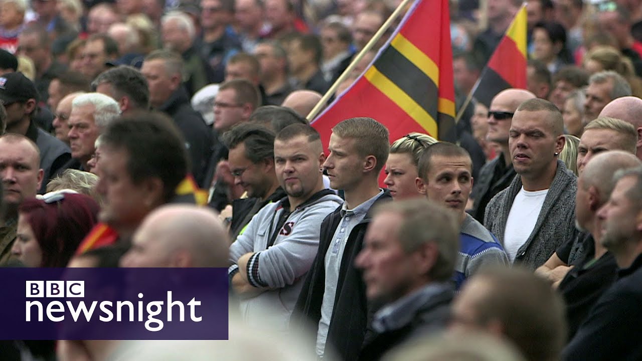 Germany's  asylum policy fuels 'rise' in far right - Newsnight