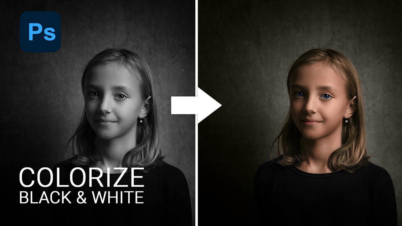 How to colorize black & white photos in Photoshop | Add color to black & white images