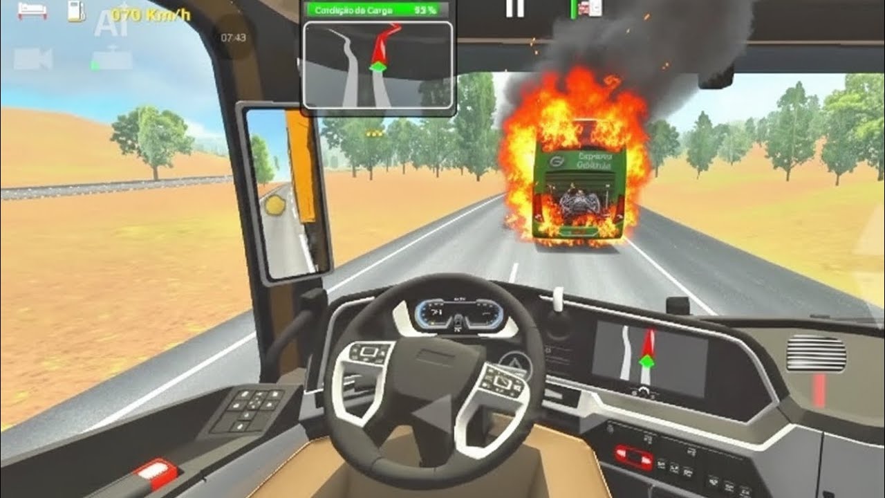 Estou indo para estrada de Sorocaba para entrar essa carga na empresa 