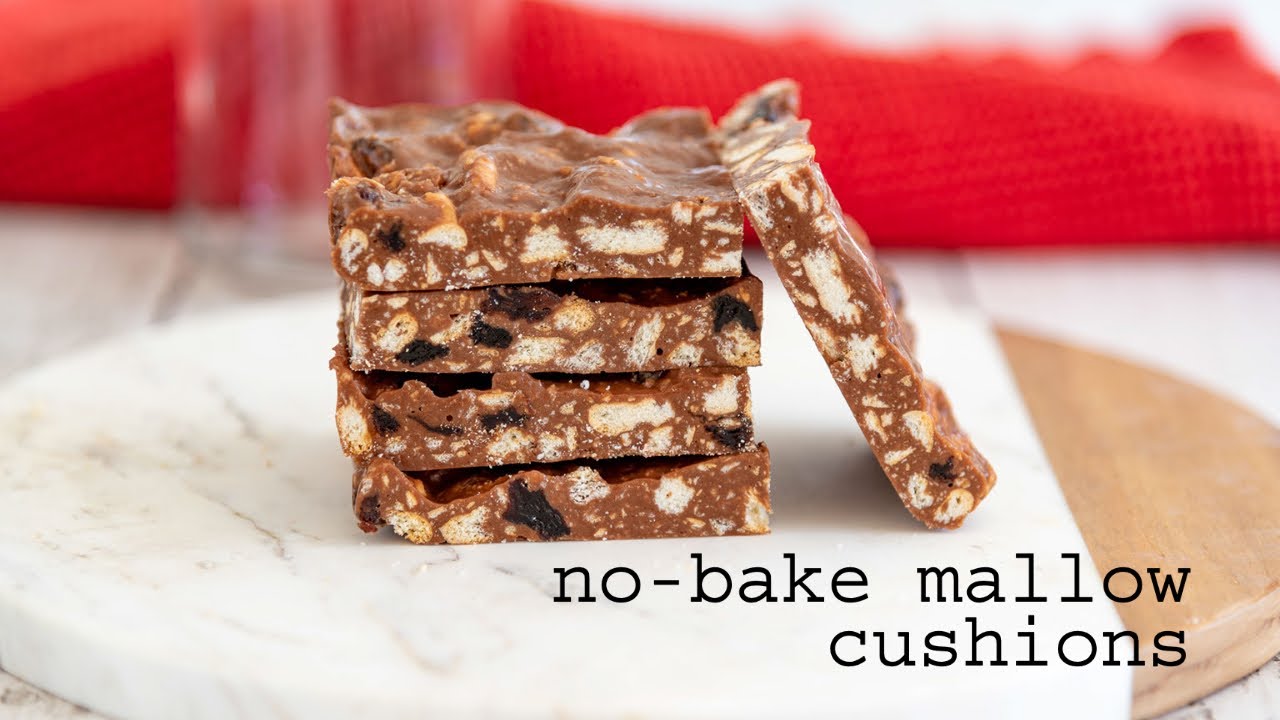 No-Bake Mallow Cushions | traybakes & more
