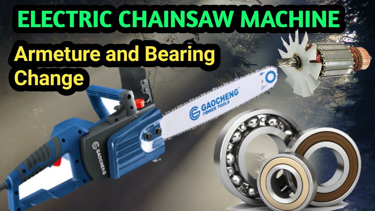 ▶️ how to chainsaw machine repair | चैन सॉ मशीन का बेरिंग और आर्मेचर कैसे बदले