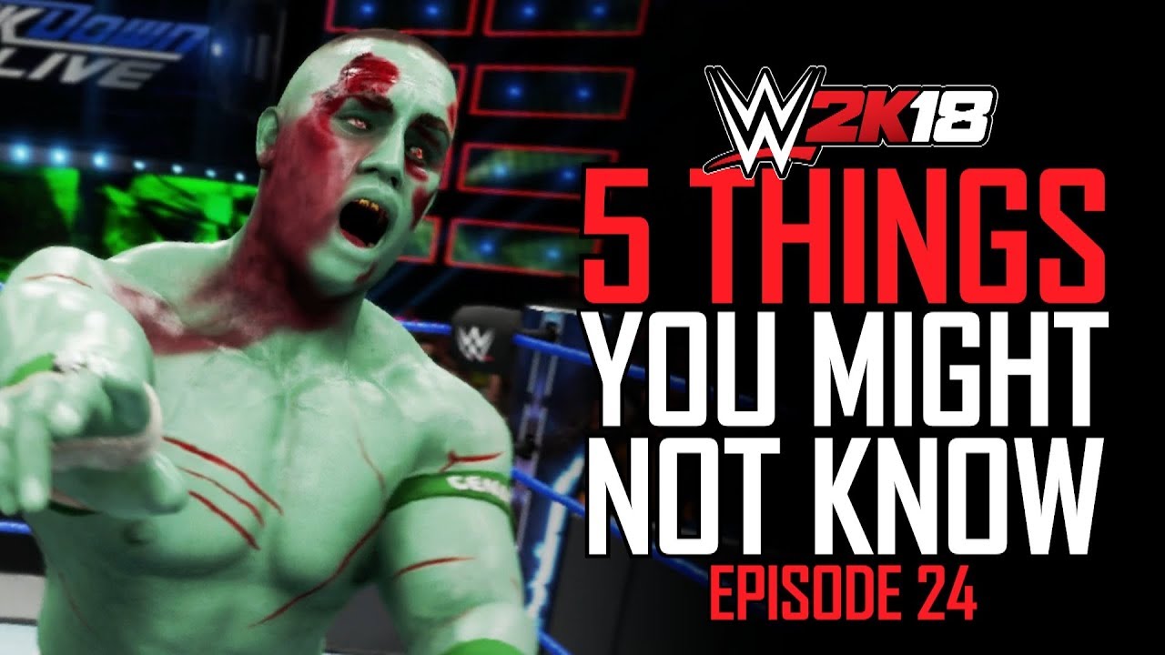 WWE 2K18 - 5 Things You MIGHT Not Know! #24 (Catching Stage Dives, Zombies, Unique Chants & More)
