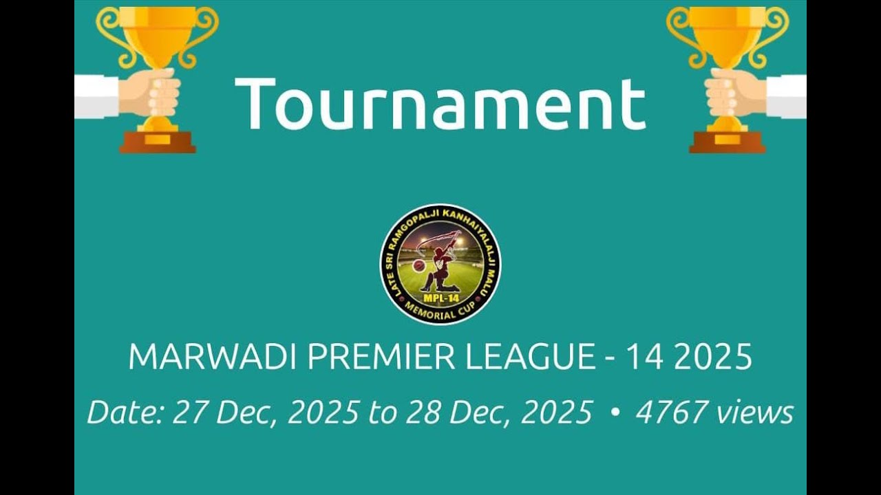 SEMI FINALS & FINALS|MARWADI PREMIER LEAGUE 2025|JCTV LIVE