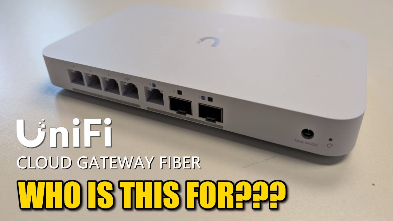 Who the HELL is UniFi Cloud Gateway Fiber for? (UCG-Fiber Review)