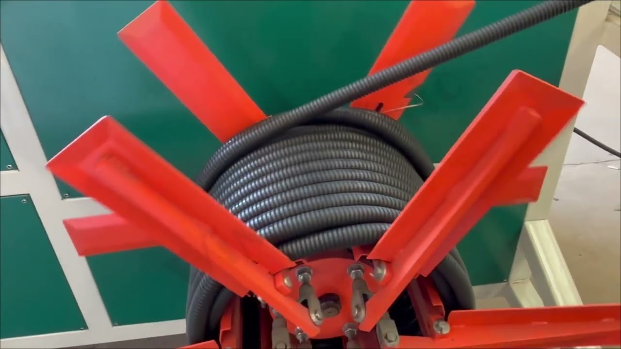 PE Single Wall Corrugated Pipe Making Machine#singlewallcorrugatedpipe#pipemachine #pepipemachine