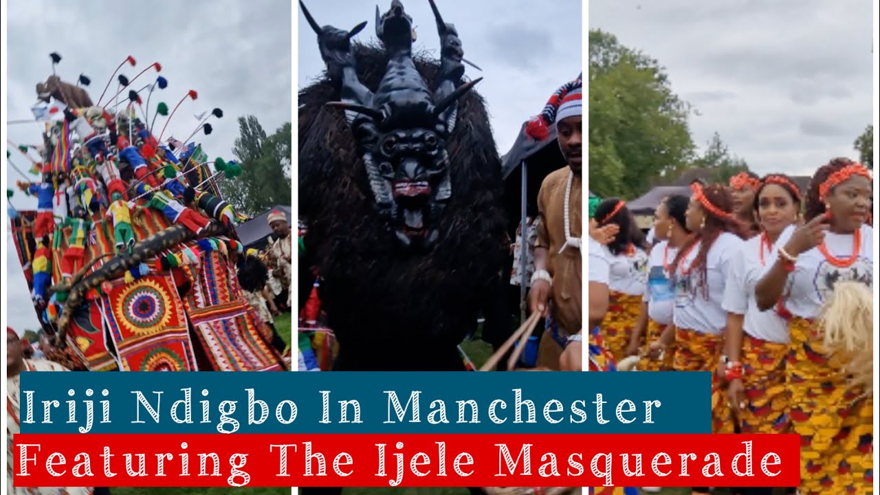 Iriji Ndigbo In Manchester UK, Featuring Ijele Masquerade And Many Other Traditional Dancers