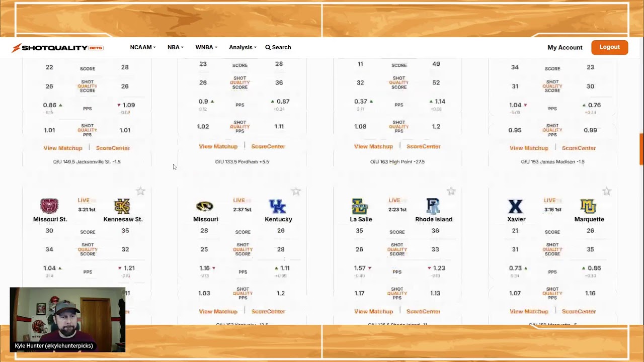 CBB Card For 1/7 & Live Bets