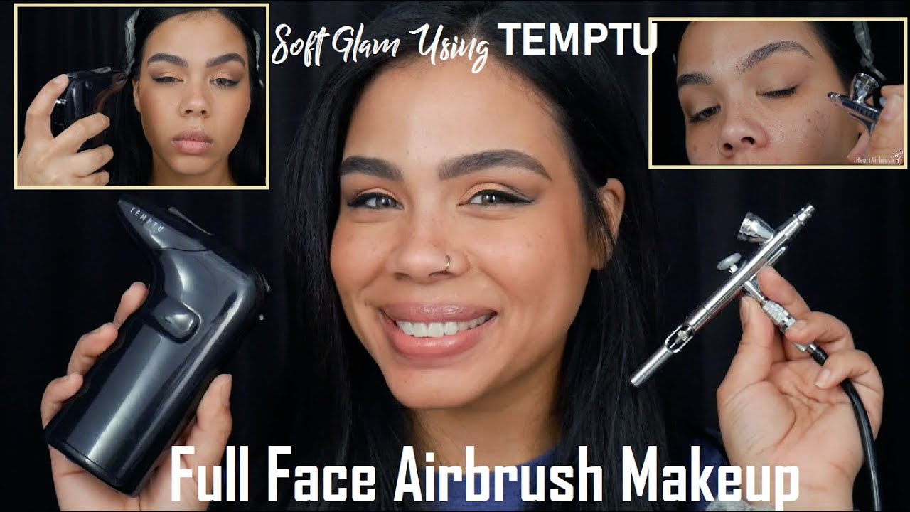 Full Face Airbrush Makeup Using Temptu - Soft Glam Look| IHeartAirbrush
