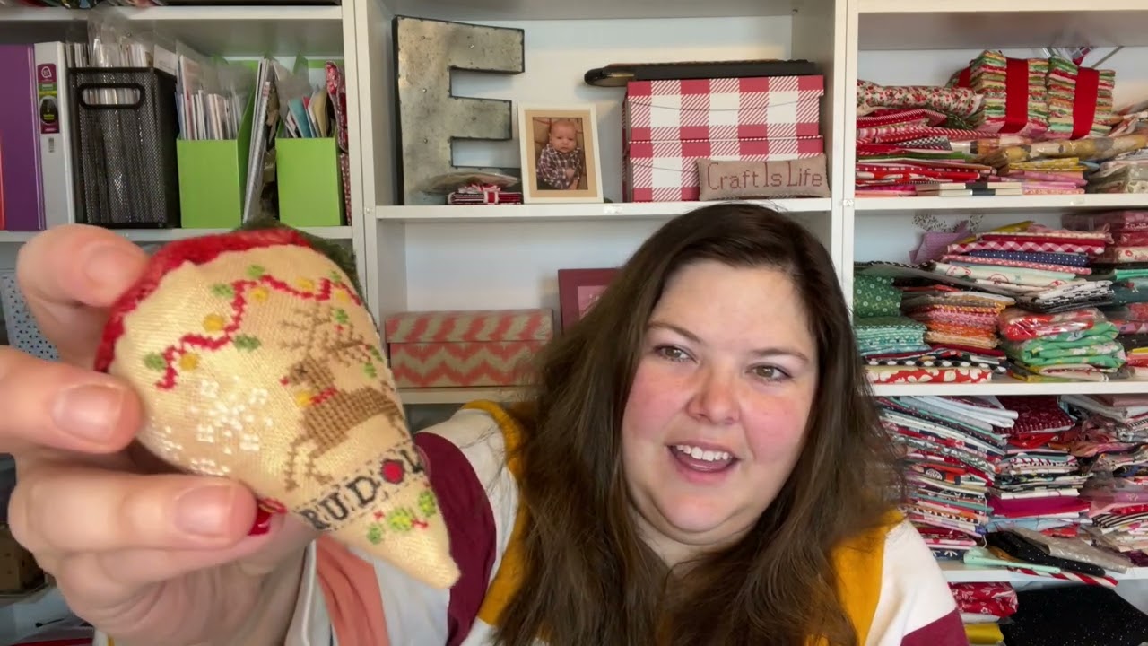 Flosstube #76 - Needle Book Finishing, Strawberries and Engagement Photos