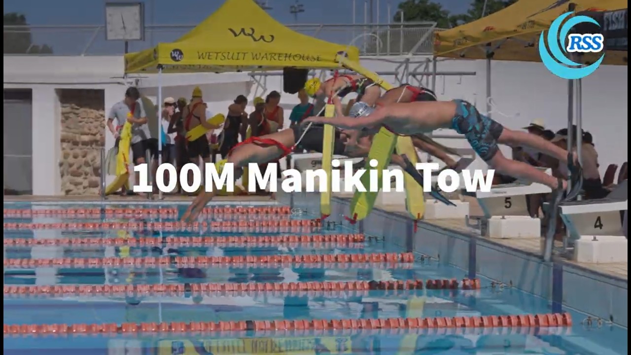 How to Do the 100m Manikin Tow | Pool Rescue Guide