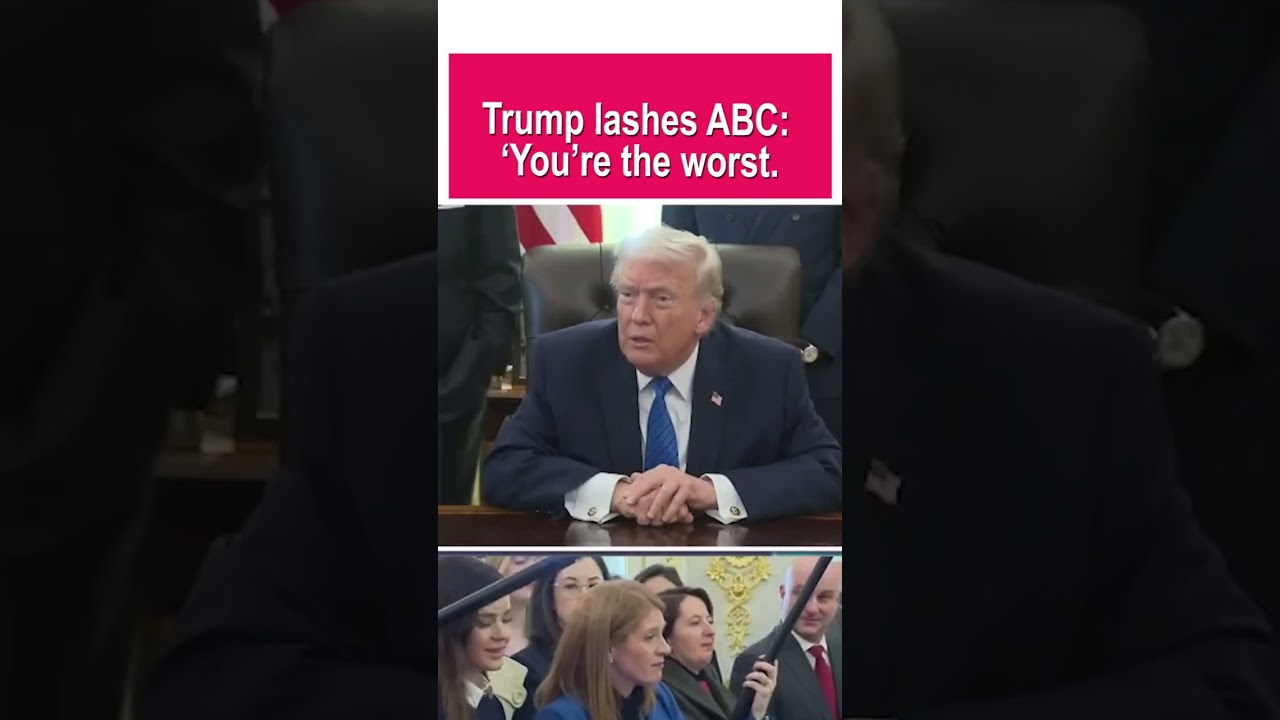ABC pressed&mdash;Trump explodes 😳
